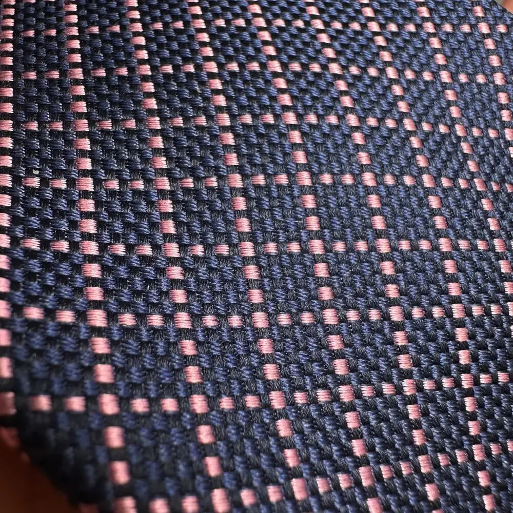 Black Brown 1826 100% Silk Mens Neck Tie Navy Blue Pastel Pink‎ Woven Plaid